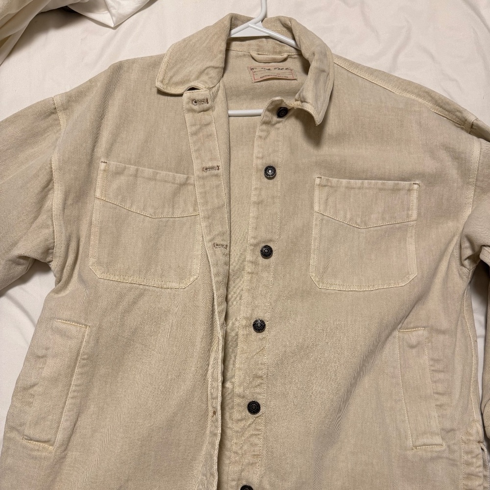 Free People Oversized Jean Jacket